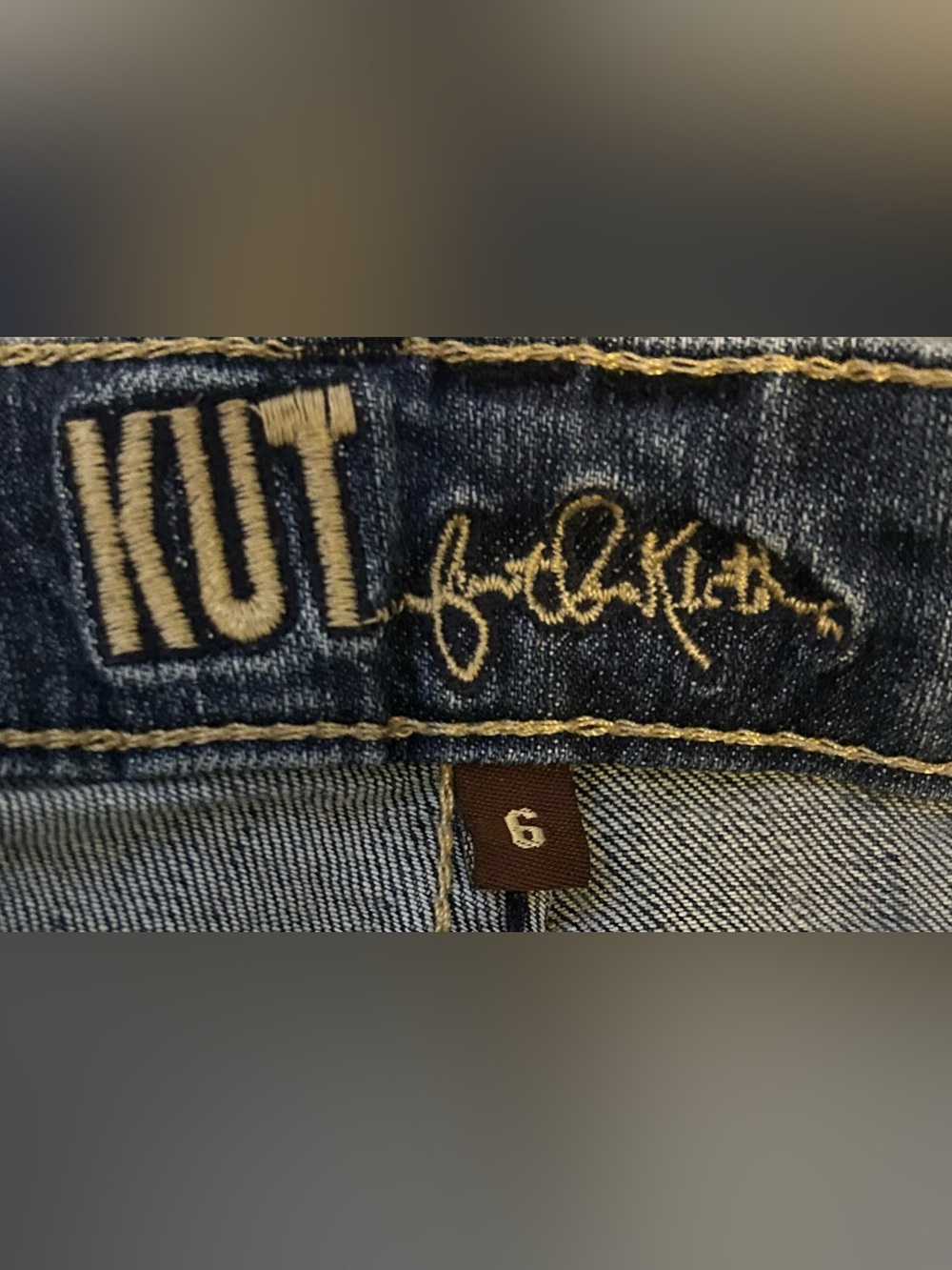 Kut From The Kloth Boyfriend Jeans Women’s Size 6 Scandi Minimal - Picture 7 of 9